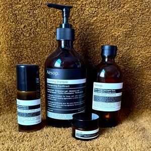 Aesop empty product jars